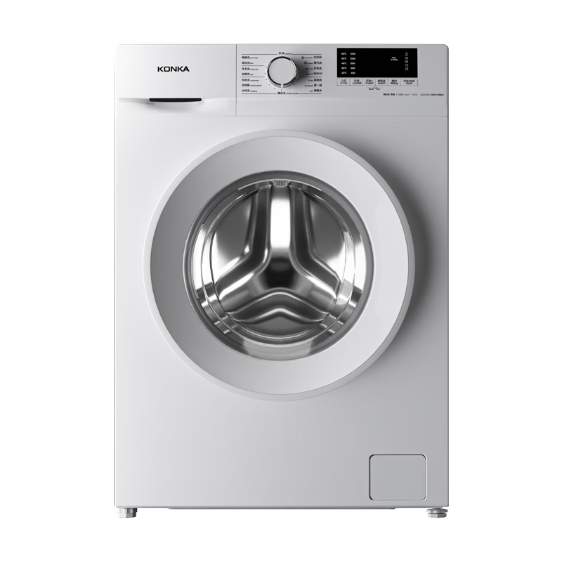 康佳(KONKA)【欧标系列】变频除除螨全自动滚筒洗衣机 10公斤大容量 一键智慧洗 一级能效 XQG100-BM121WKC