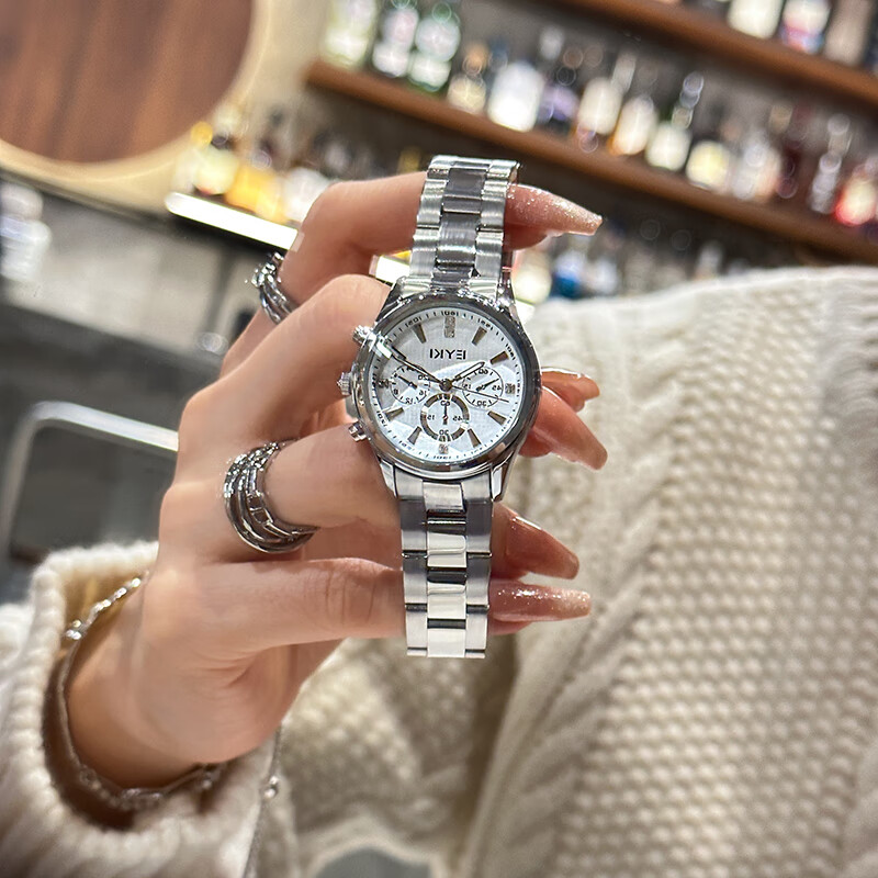 艾奇(eyki)手表女时尚潮流女士品牌商务职场轻奢小巧学生石英腕表情人