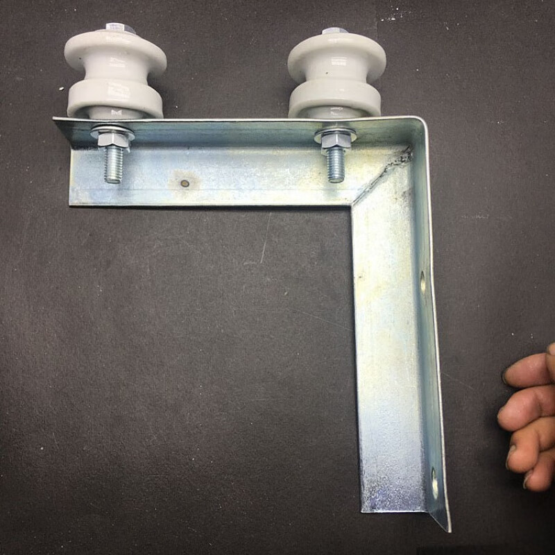 定制电力线支架外墙电线瓷瓶拉线入户低压墙架户外绝缘子体磁珠磁 20