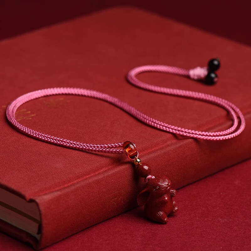 兔宝宝款式一(粉红绳)