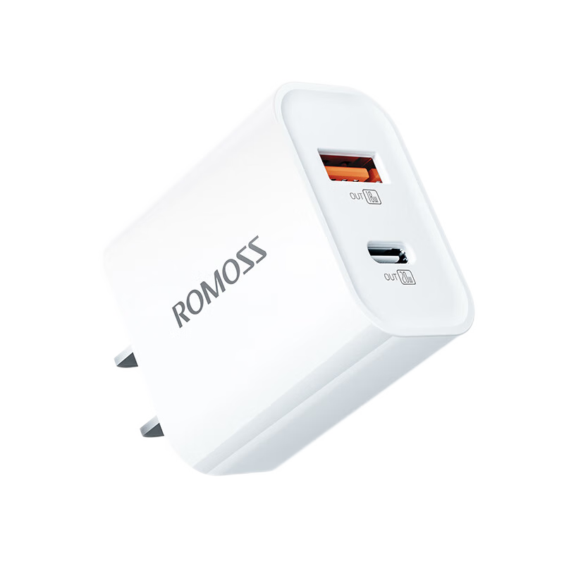 ROMOSS 罗马仕 苹果充电器iPhone15/14充电头PD20W多口快充头USB/Type-C