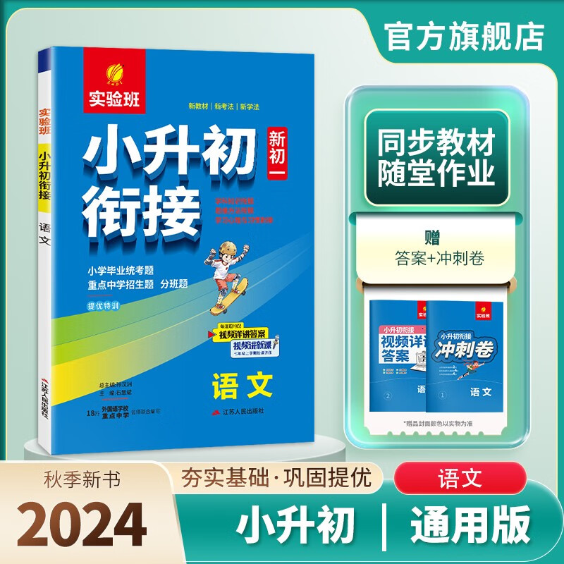 2024秋 实验班小升初衔接 语文人教版 小升初总复习六年级毕业升学知识大全