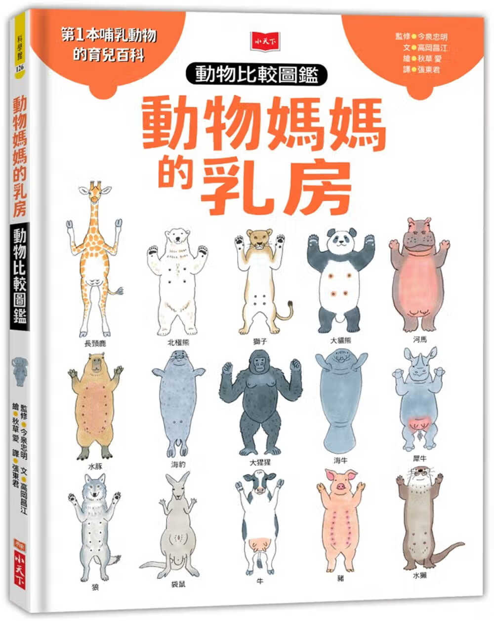 预售 高冈昌江 动物妈妈的乳房：动物比较图鉴 小天下