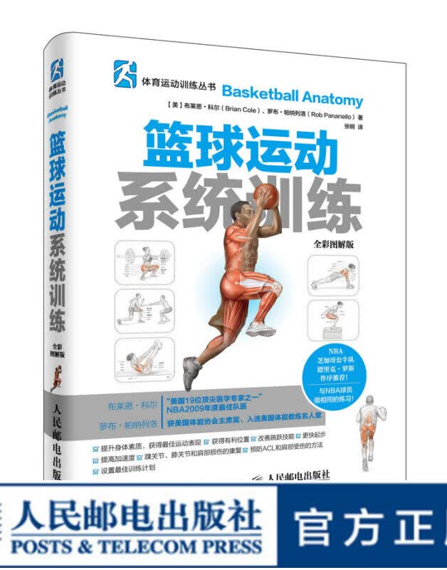 篮球运动系统训练（全彩图解版）篮球教学 篮球基础 篮球入门