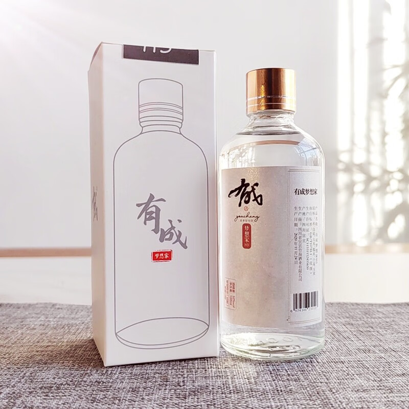 有成纯粮固态发酵酒 优级浓香型白酒 商务接待 随手礼 52度 100mL 1瓶 小有成H3
