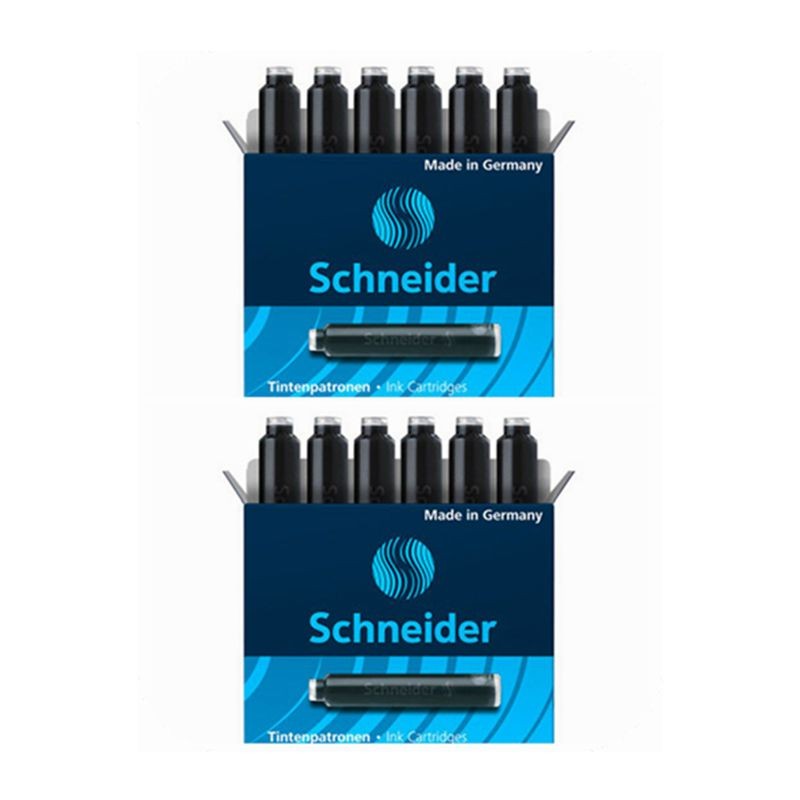 施耐德(schneider) 德国钢笔墨水胆墨囊一次性墨胆欧标口径2.