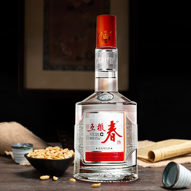 五粮液 五粮春 第一代 浓香型白酒 50度 500ml*6瓶 原箱装