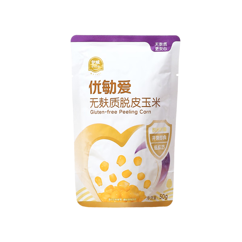 伊威（Eastwes）无麸质脱皮玉米粒50g*10袋 开袋即食