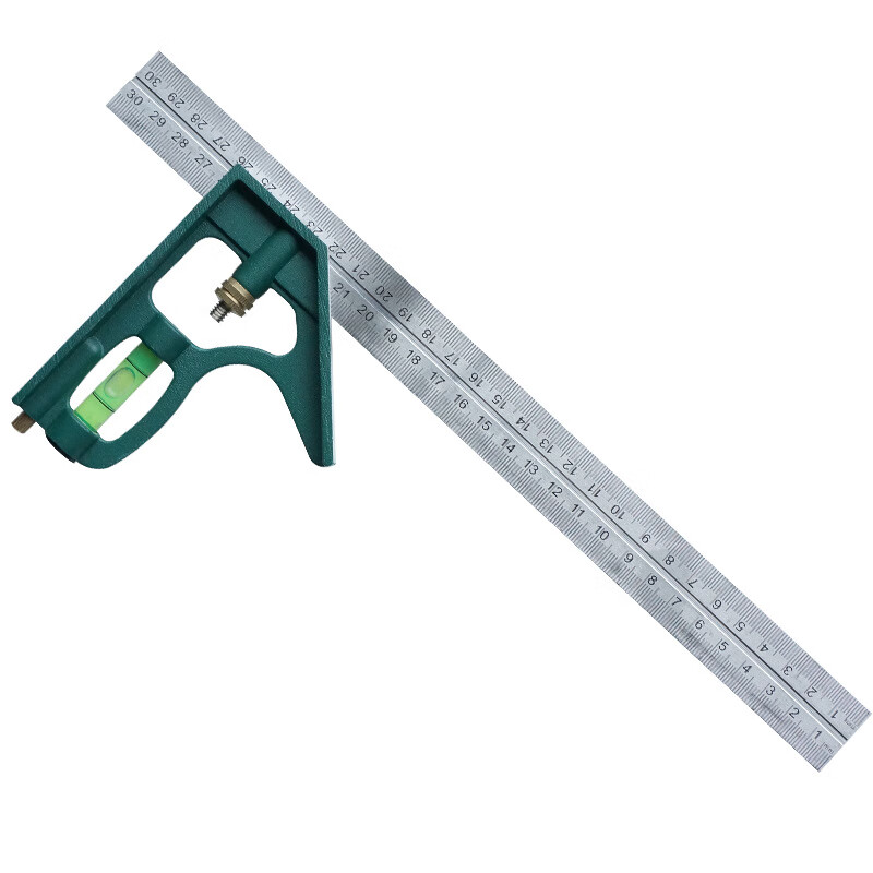 mlhj水平角尺不锈钢多功能组合角尺直角90度角度尺尺木工角尺 12寸铝