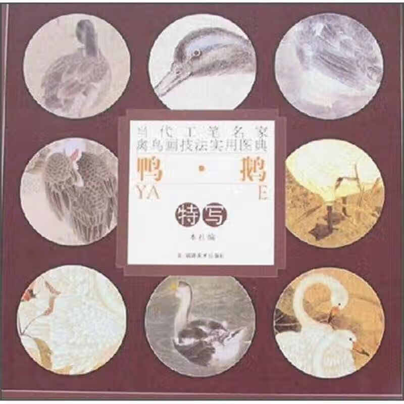 当代工笔名家禽鸟画技法实用图典 鸭鹅特写
