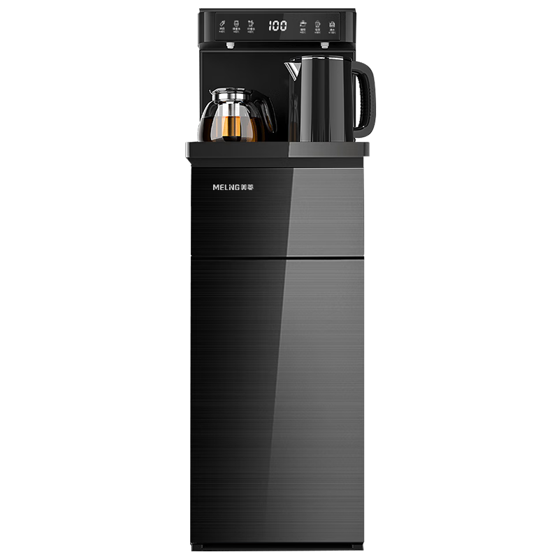 美菱（MeiLing）茶吧机家用多功能智能遥控大屏立式下置式饮水机 加厚侧板 【店长推荐】智能遥控数显- 温热型
