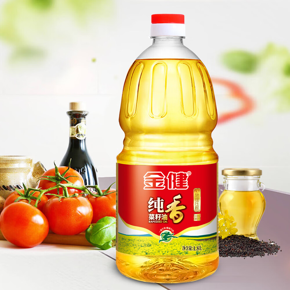 金健金健纯香菜籽油1.8l