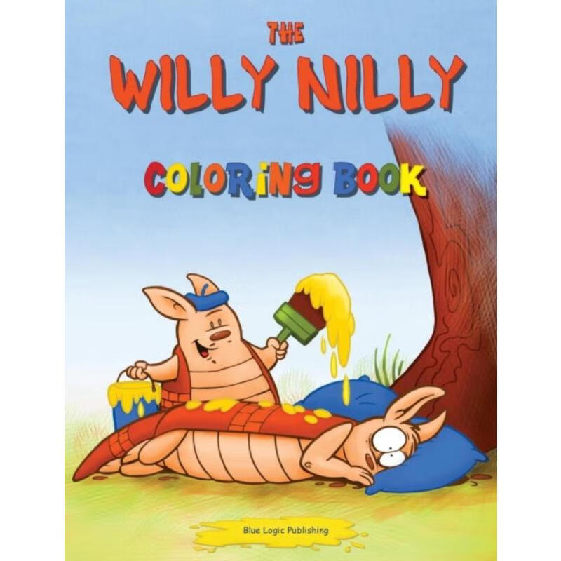 按需印刷the willy nilly coloring book