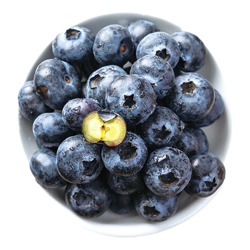 京鲜生 进口秘鲁蓝莓巨无霸20mm+ 4盒装125g/盒 新鲜水果 源头直发 包邮