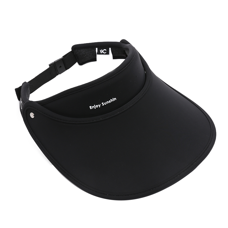 VVC防晒帽女春夏蓓蕾遮阳帽太阳帽防紫外线季户外夏季遮阳防晒帽子 时尚黑