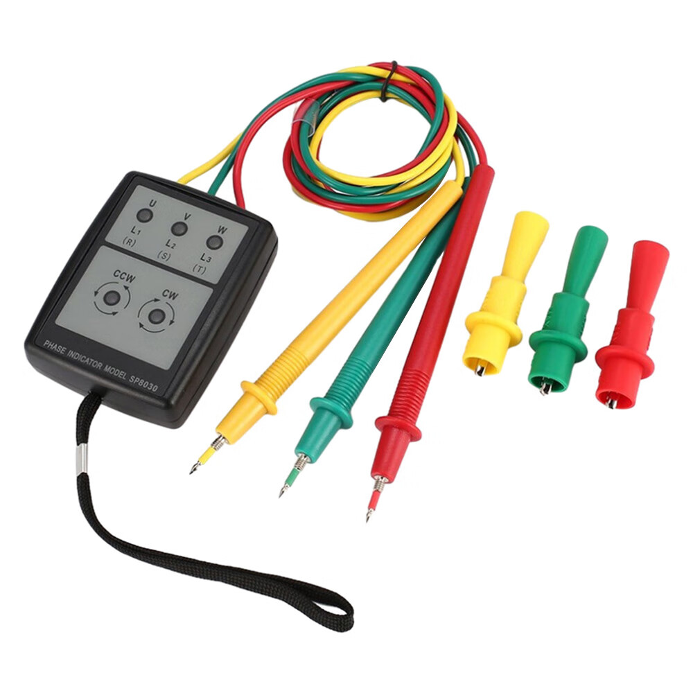 荧阙sp8030/sm852b便携式相序表三相交流电相位仪相序仪表电流检测仪