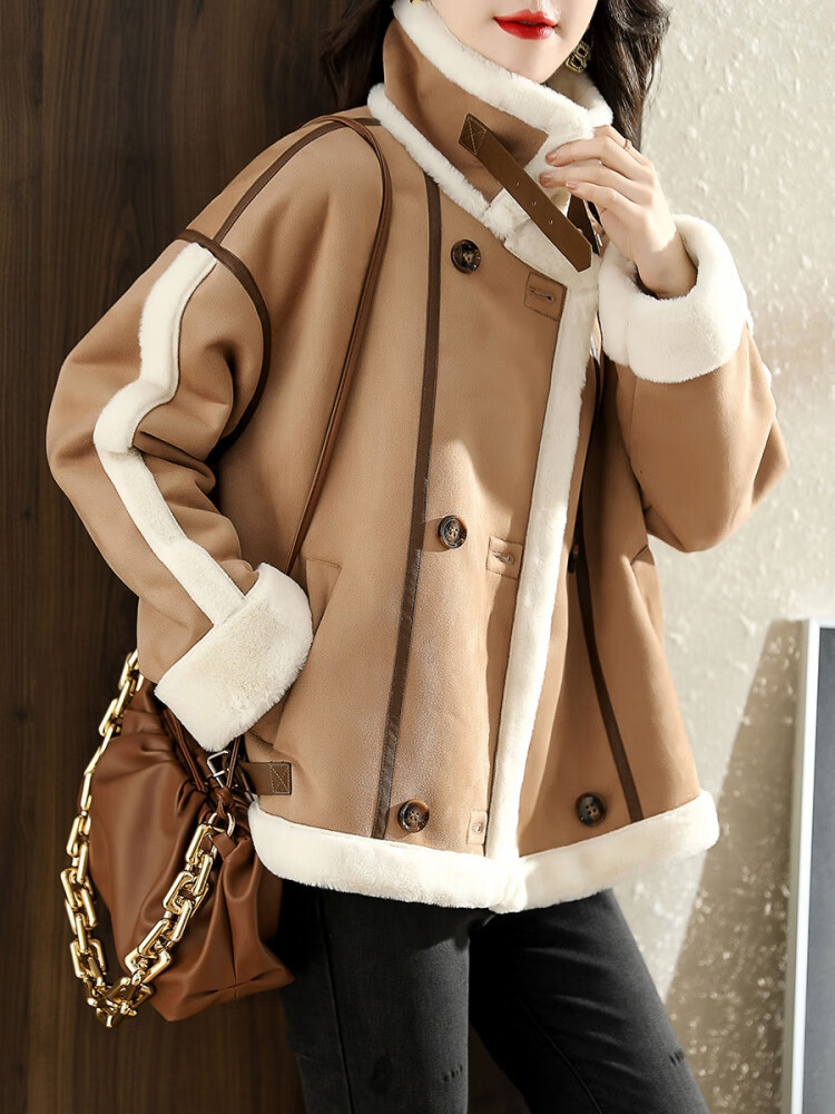 la chapelle homme拉夏贝尔外套女秋季简约时尚百搭休闲女装通勤风韩