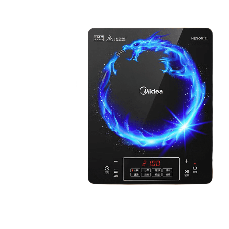 ���ģ�Midea�� ���¯��װ���ô��ذ���2200W����8������4D��ˮ���˻���๦�ܵ���� ��350MM����塿RT22E0103