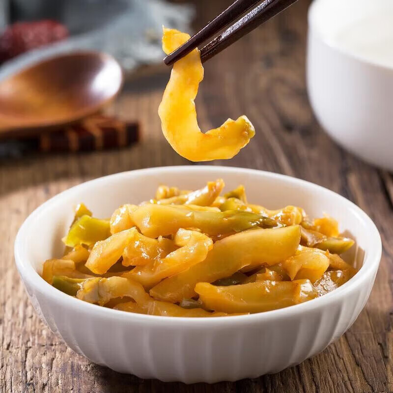 茗仟无碘零食无加碘食品甲状腺专用榨菜未加碘小包装咸菜40克20包 不