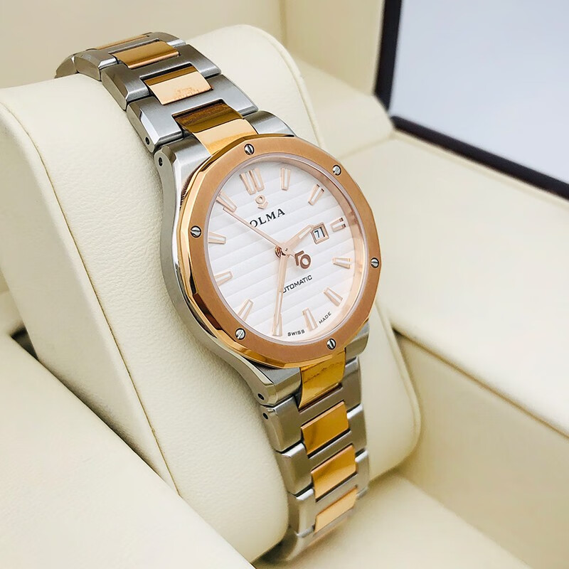 未使用olma奥尔马扬帆系列女表 自动机械手表 时尚镶钻
