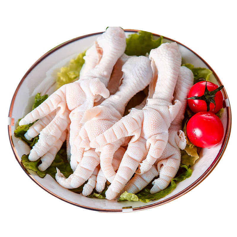 果亦橙 【jd物流】无骨鸡爪生鲜去骨凤爪冷冻半成品泡椒大号烧烤火锅