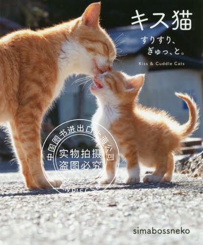 现货 进口日文 猫宠写真 キス猫 - すりすり,ぎゅっ,と.