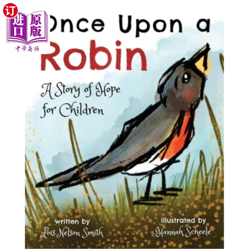 海外直订once upon a robin 知更鸟的故事