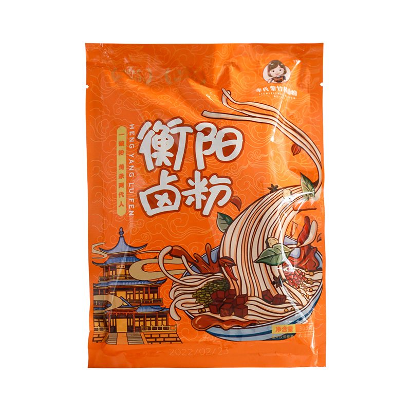 衡阳卤粉 303g/袋 免煮正宗湖南米粉衡阳特产方便冲 紫竹林素卤粉_3袋