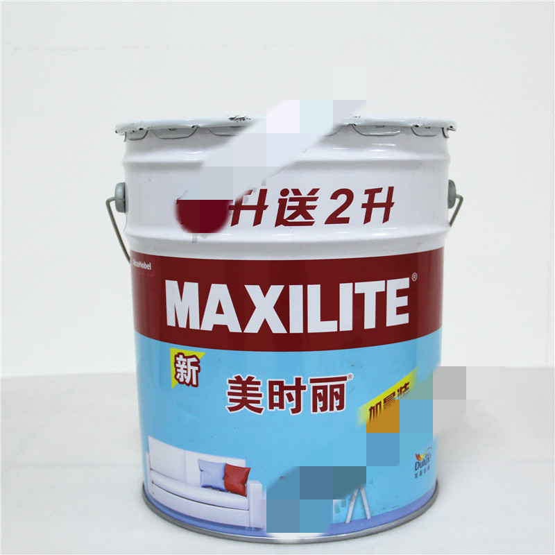 cdiy美时丽乳胶漆墙面漆17l室内水漆装修漆工程漆环保涂料 白色(珠