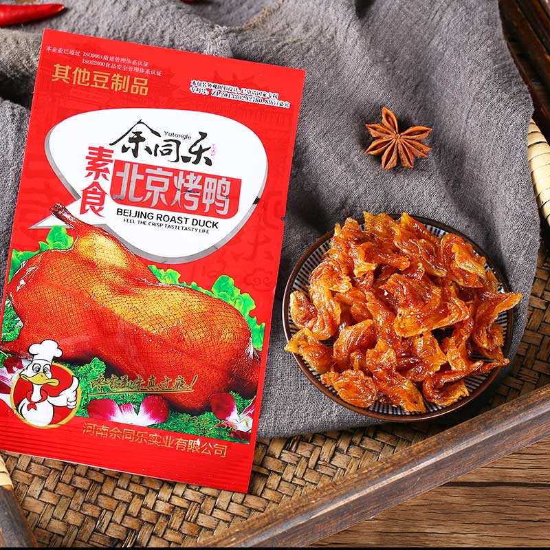 片90回忆小包装大全豆皮童年网红怀旧零食小吃 18g 北京烤鸭【20袋】