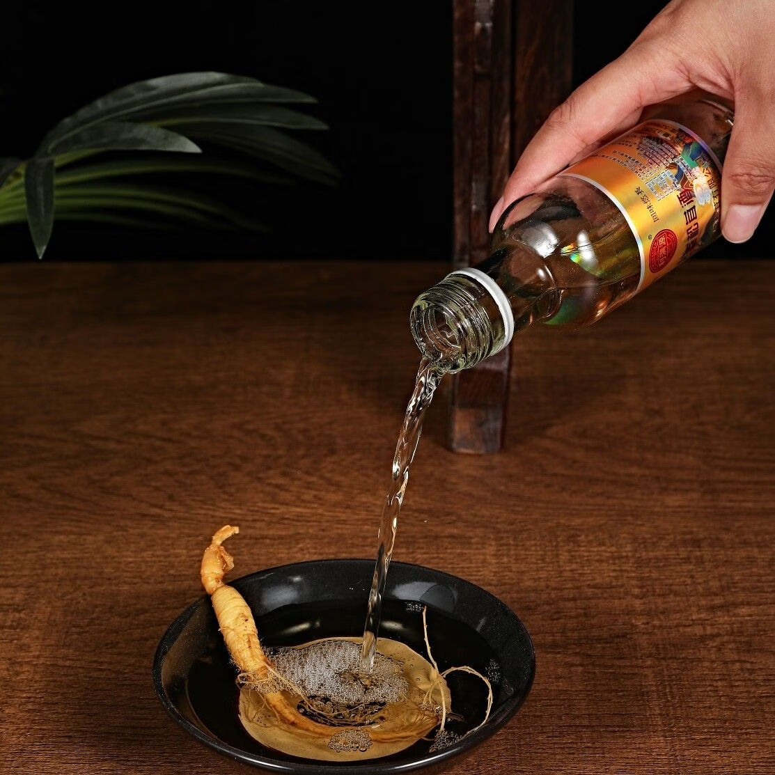 利满源长白山特产人参酒42度滋补养生酒茶杯酒整箱52度粮食酒送礼送长辈 52度 125mL 10瓶 人参松茸酒一箱