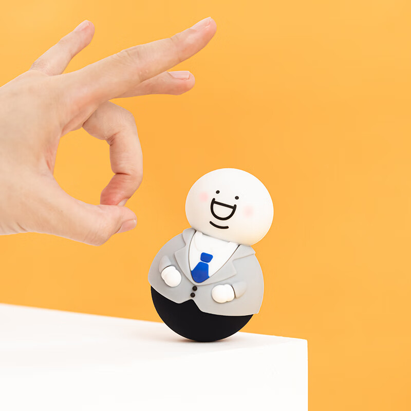 薇欧漫不倒翁摆件g胖小蓝和他的朋友g胖不倒翁桌面摆件可爱创意办公室