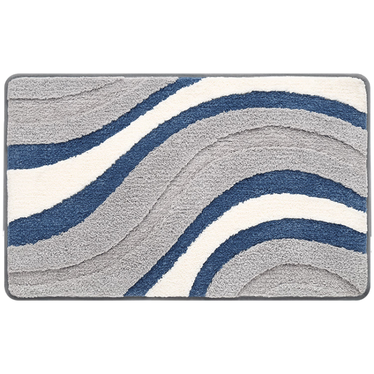 大江地垫浴室脚垫 卫生间门口吸水地垫卫浴厕所防滑垫40x60cm