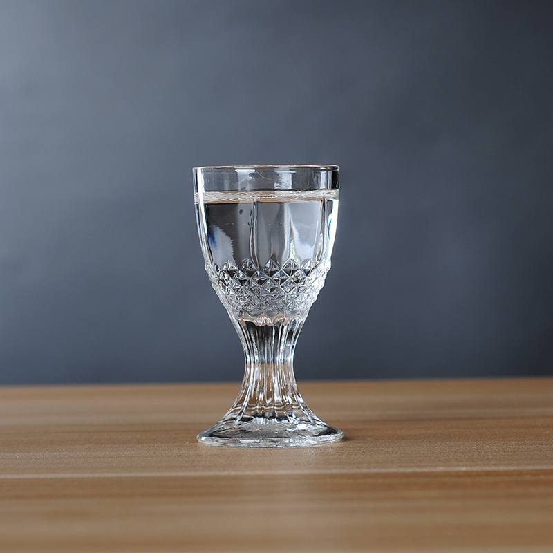 一只 玻璃白酒杯一口杯云吞杯家用小酒杯 酒壺 分酒器 小酒盅 10號白酒杯(8錢) 6只