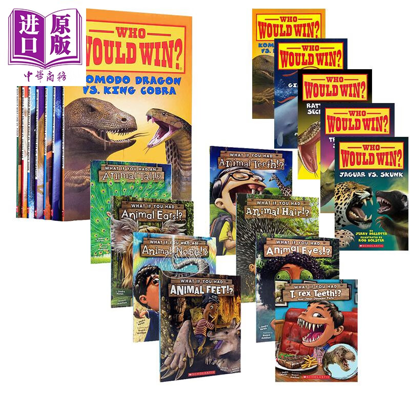 科普分级读物18册 儿童趣味科普scholastic英文原版