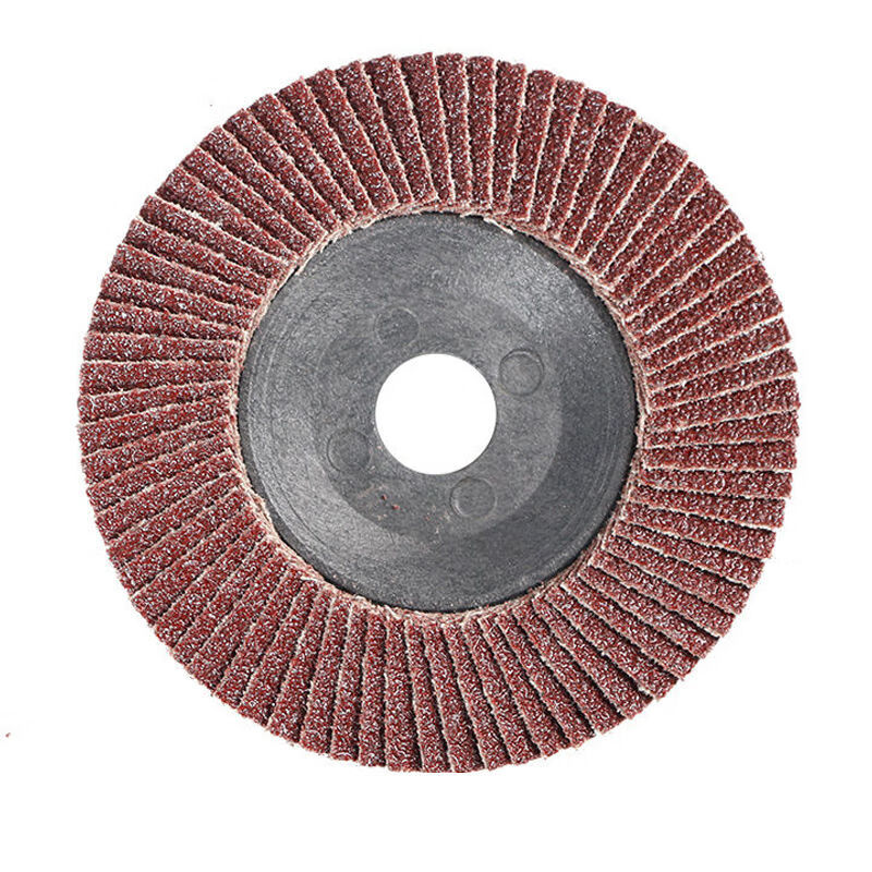 【现货现发】百叶片打磨片100角磨机百叶轮千叶片平面砂布轮木工抛光