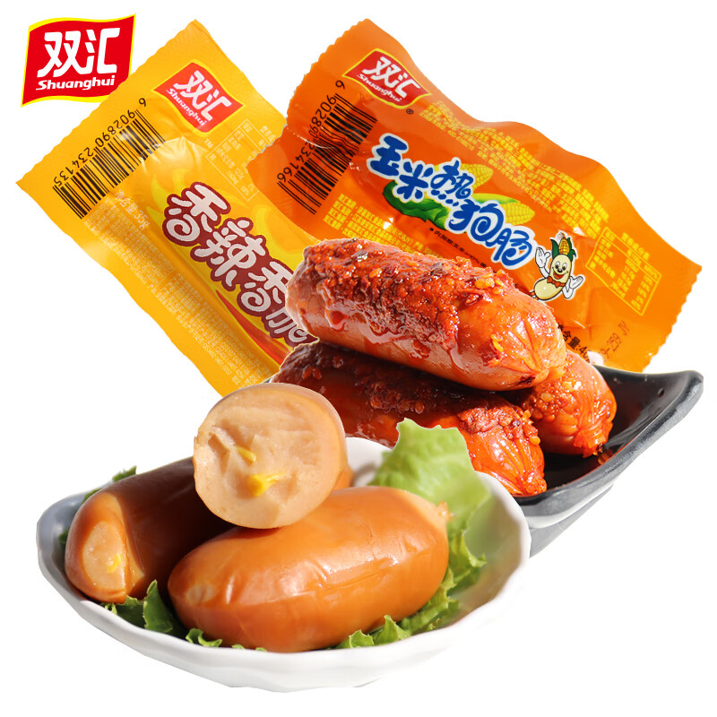 组合:玉米热狗32g*10支 香辣脆 双汇
