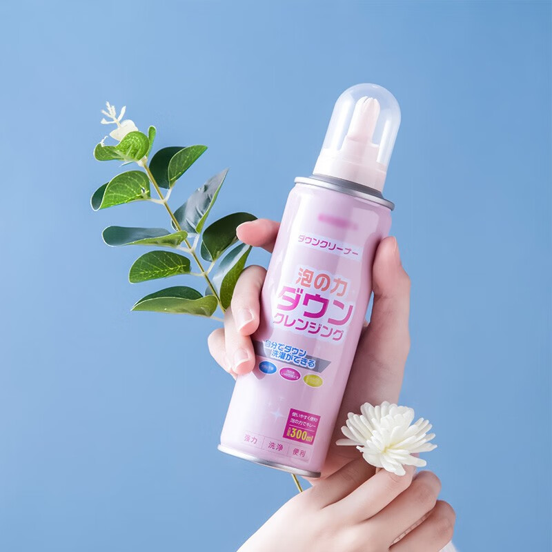 日本KINBATA羽绒服干洗剂棉衣免水洗清洗剂神器泡沫去污清洁剂去油渍干洗剂清洗液 一瓶装 300ML