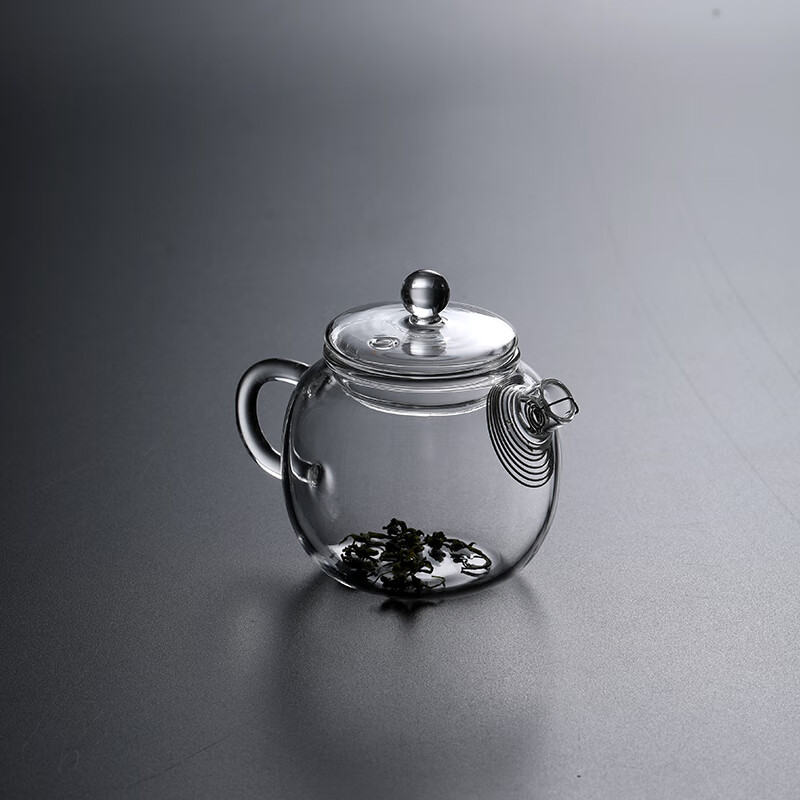 【升级新款】袖珍小茶壶一人用对嘴玻璃小茶壶100ml一人用过滤迷你