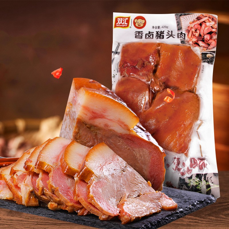 双汇（Shuanghui） 双汇熟食猪头肉420g/袋酱香卤开袋即食熟食真空包装年夜凉菜 双汇猪头肉420g/袋