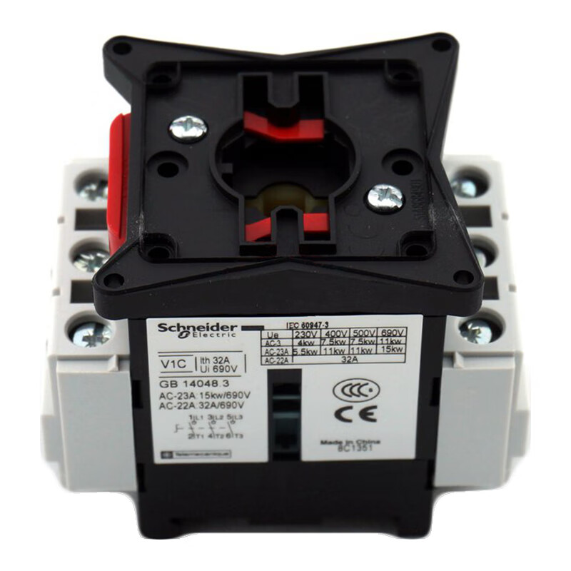 施耐德电气 v1c 3p 690vac 负荷开关 v1c 32a