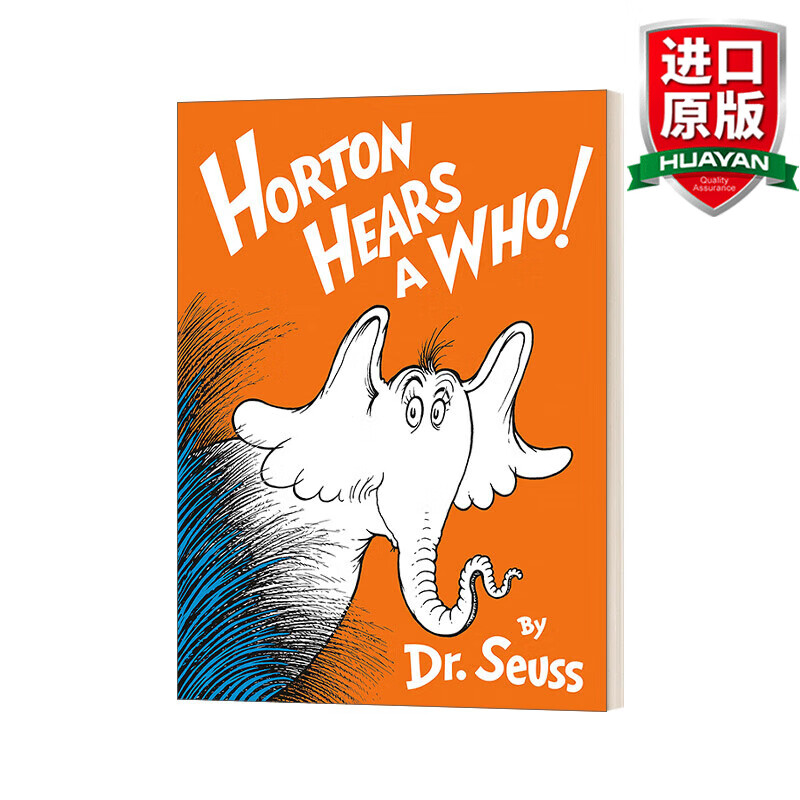 Horton Hears a Who 英文原版绘本 霍顿与无名氏 苏斯博士 精装 Classic Seuss 英文版 进口英语原版书籍