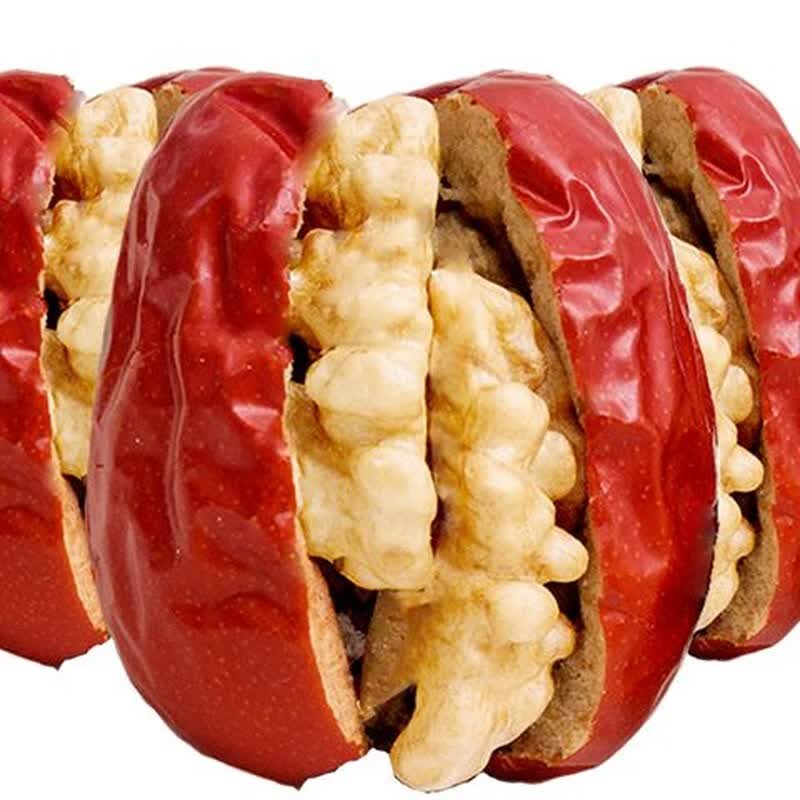 鼠大厨红枣夹核桃葡萄干枣夹核桃新货新疆和田枣休闲零食独立包装 250g怎么样,好用不?
