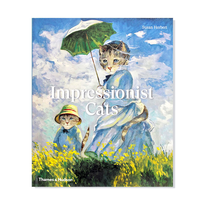 猫 古典典型印象派猫咪艺术画册 印象派大师伟大作品 莫奈 雷诺阿