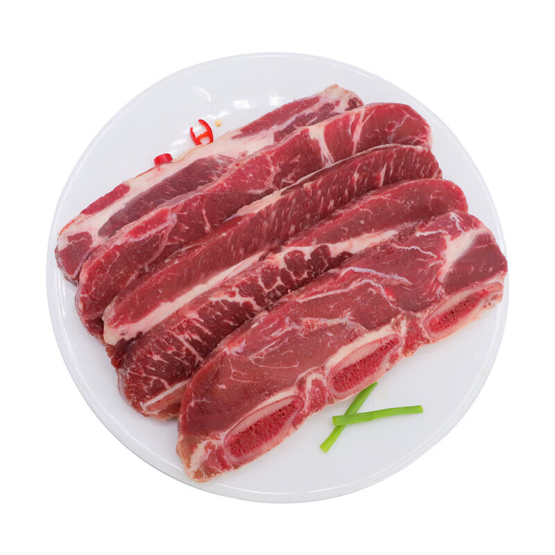 伯贤新鲜牛仔骨2斤原切牛排牛小排黄牛肉多带骨生现杀