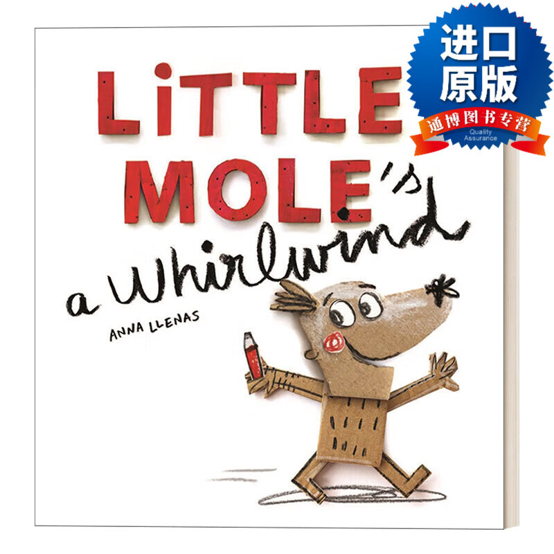 英文版 little mole is a whirlwind 小鼹鼠是个旋风 英文原版 进口