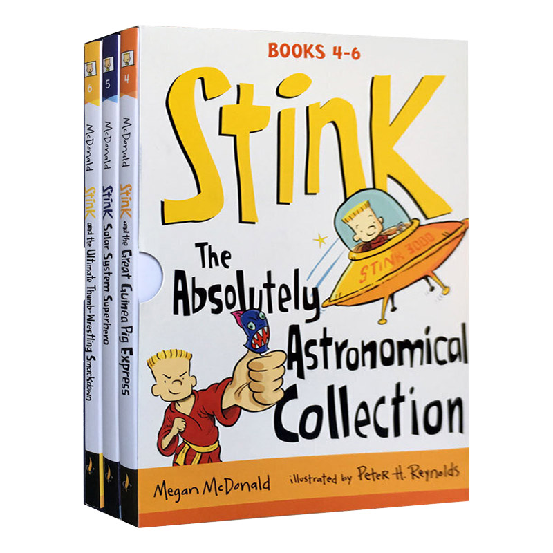 【中图原版】小朱迪姐弟篇stink4-6册盒装 stink the absolutely