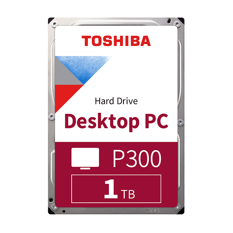 TOSHIBA 东芝 P300系列 3.5英寸 台式机硬盘 1TB (PMR、7200rpm、64MB) HDWD110