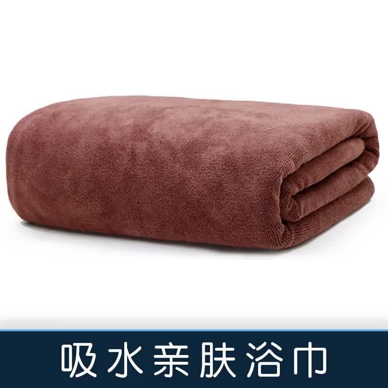 【精选】浴巾比吸水速干不掉毛按摩家用床单铺床专用加大号毛巾 咖啡色 80x180cm使用感如何?