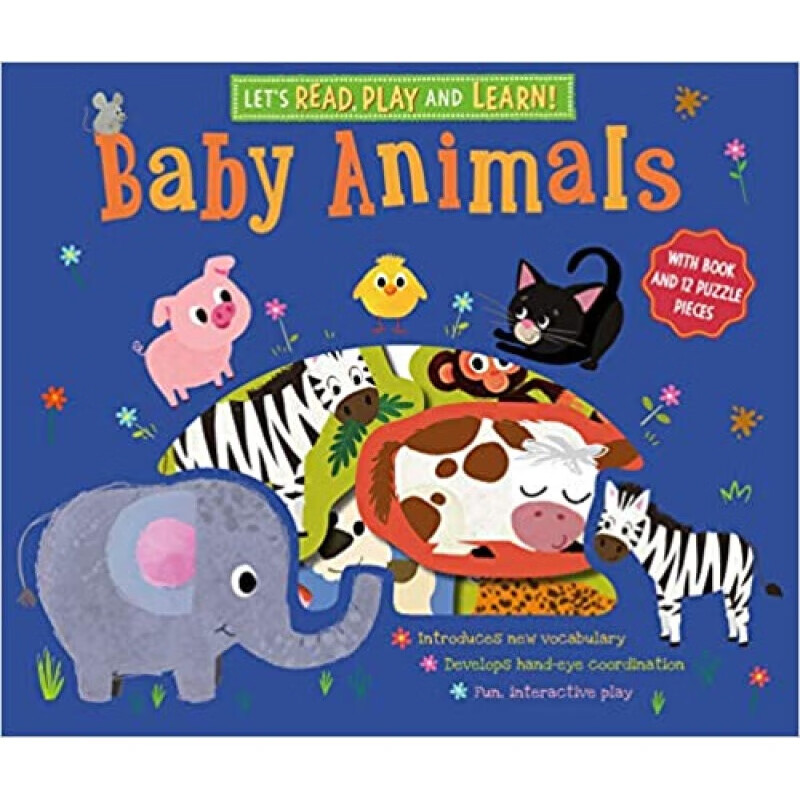 Baby Animals  Novelty Book 动物宝宝 儿童启蒙认知 英文原版